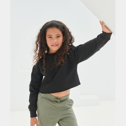 Kids cropped slounge sweat Thumbnail