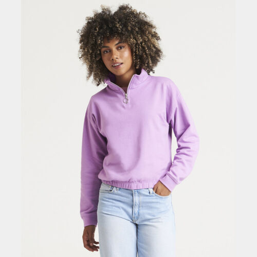 Women's cropped ¼-zip sweat Thumbnail