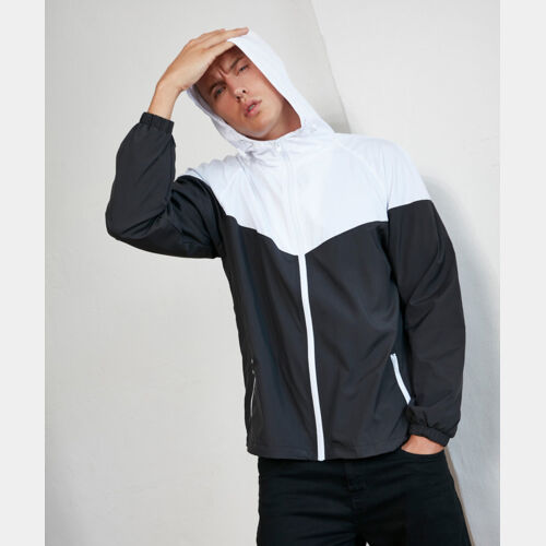 Two-tone tech windrunner jacket Thumbnail