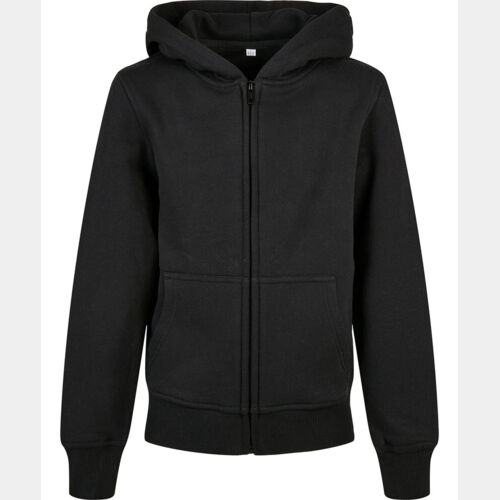 Organic kids basic zip hoodie Thumbnail