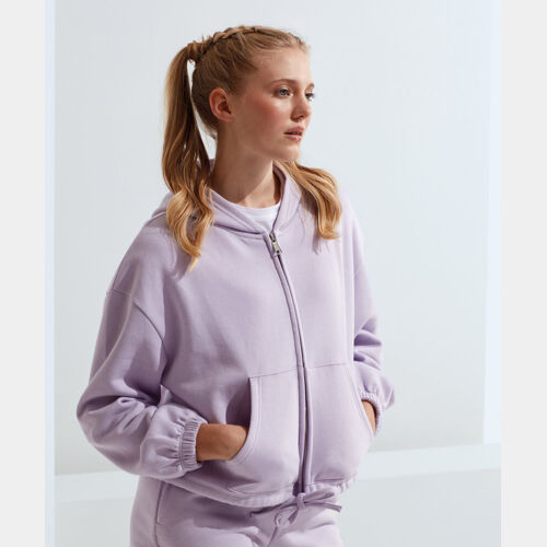 Women’s TriDri® recycled drawstring full-zip hoodie Thumbnail