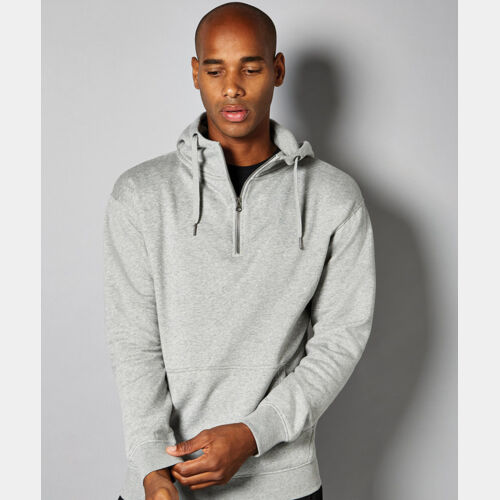 Regular fit 1/4 zip hoodie Thumbnail