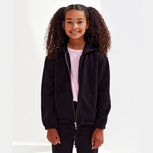 Kids TriDri® recycled cropped oversize full-zip hoodie Thumbnail