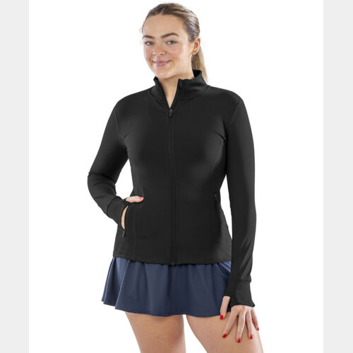 Spiro recycled women’s fitness jacket Thumbnail