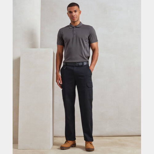 Stretchchecker work cargo trousers Thumbnail