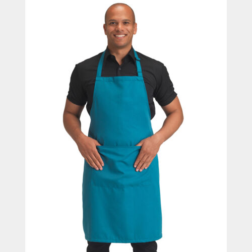 Recycled Bib Apron With Pocket Thumbnail