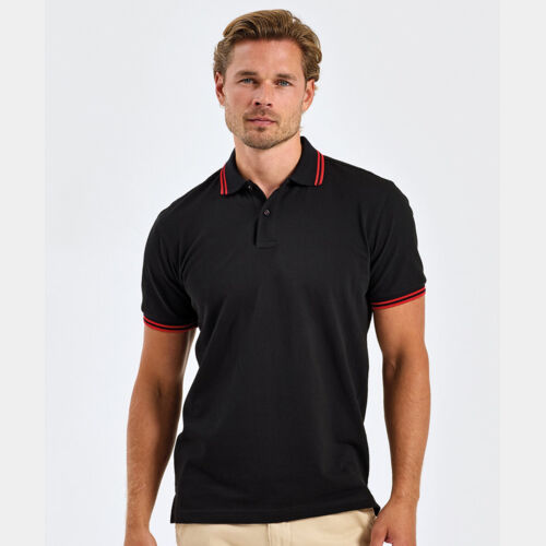 Men's classic fit tipped polo Thumbnail