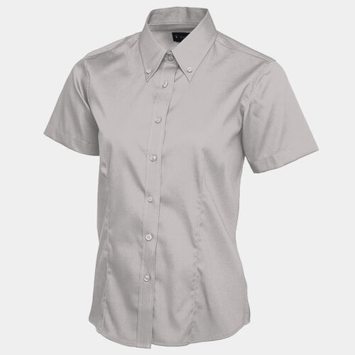 Ladies Pinpoint Oxford Half Sleeve Shirt Thumbnail