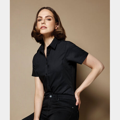 Women's poplin shirt short sleeve Thumbnail