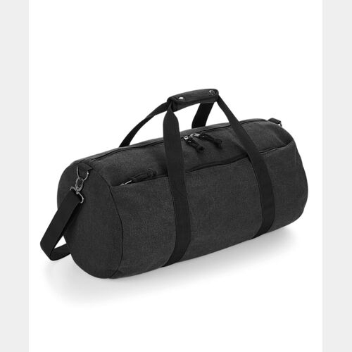 Vintage canvas barrel bag Thumbnail