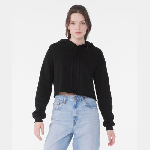 Women's cropped fleece hoodie Thumbnail