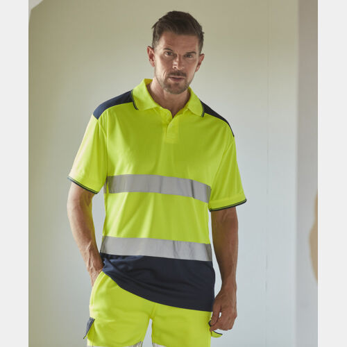 Hi-vis two-tone polo shirt (HVJ220) Thumbnail