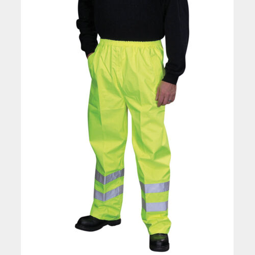 Hi-vis waterproof overtrousers (HVS461) Thumbnail