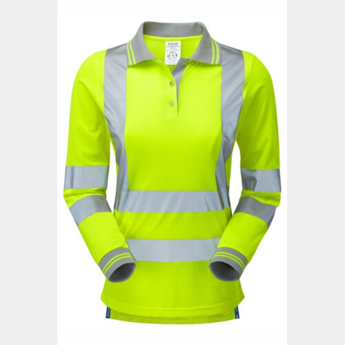 PULSAR® PROTECT Women's HV LS Polo Shirt Thumbnail