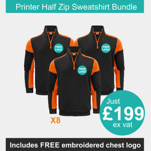 Printer Half Zip Bundle Thumbnail