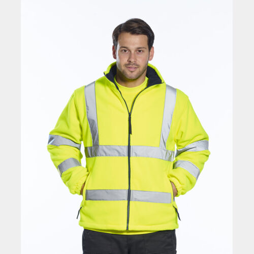 Hi-vis mesh lined fleece (F300) Thumbnail