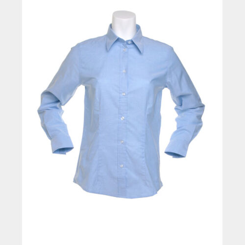 Women's workplace Oxford blouse long sleeved Thumbnail