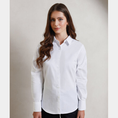 Women's signature Oxford long sleeve shirt Thumbnail