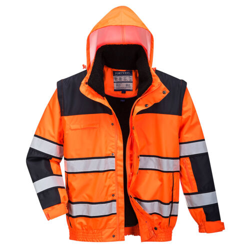 Hi-vis classic bomber jacket (C466) Thumbnail